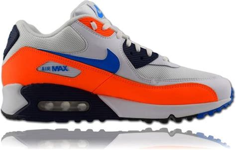 nike air blauw oranje